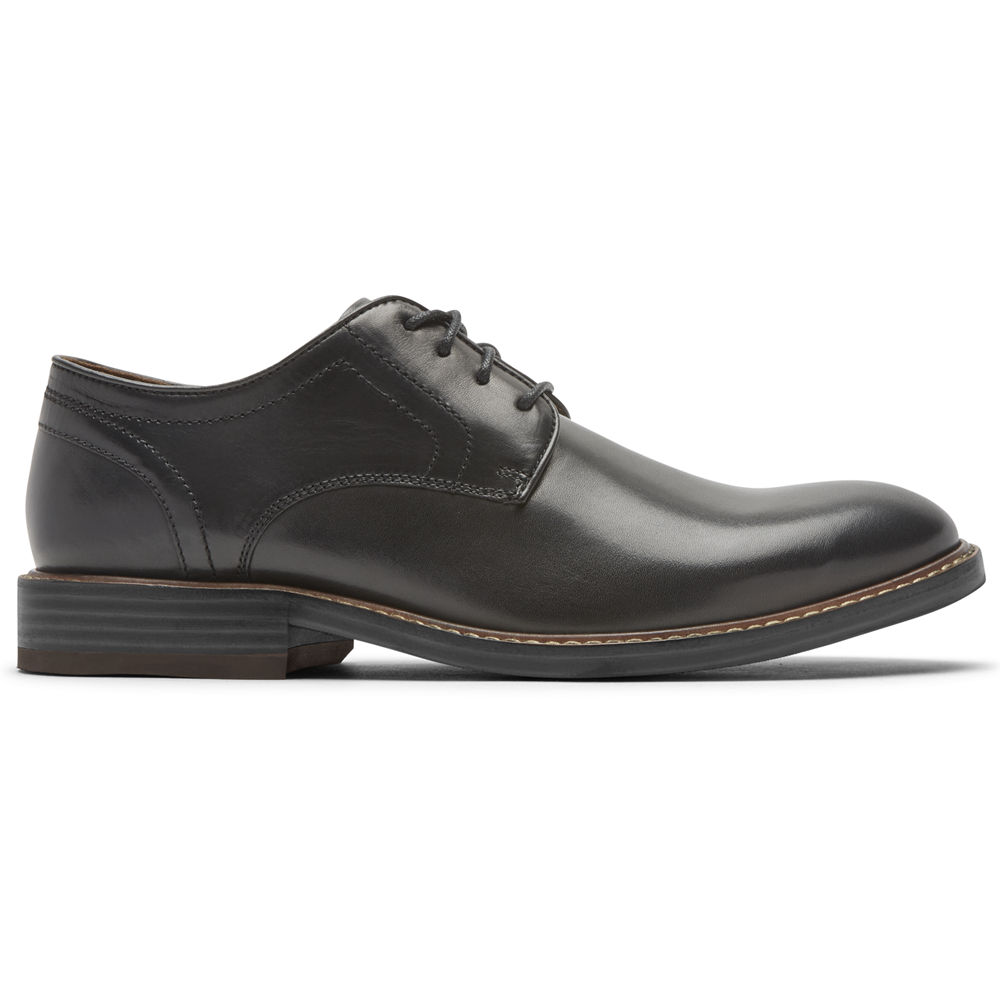 Rockport Mens Kenton Plain Toe - Oxfords Black - NYO413982